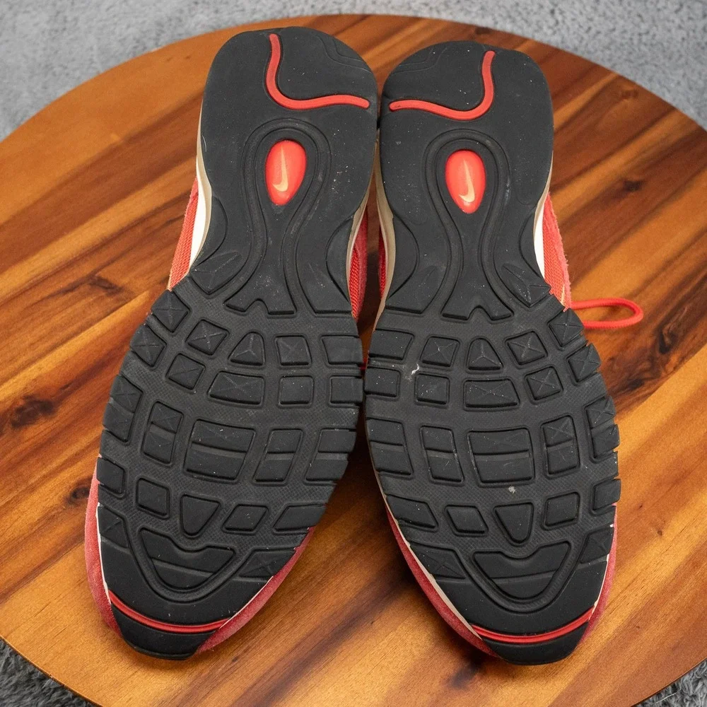 Nike Air Max 97 Sneakers Mens Size 11.5 Red Athletic CI3708-600